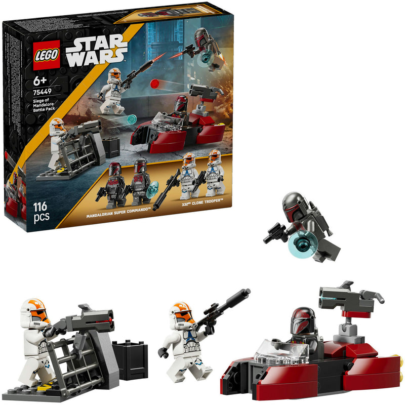 Lego star wars tm 75449 paquete de batalla asedio de mandalore | 2 piezas
