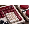 8bitdo retro mechanical keyboard fami edition (beige, us lay-out (qwerty), kailh box white, 100%, bluetooth low energy, wireless 2.4g, usb)