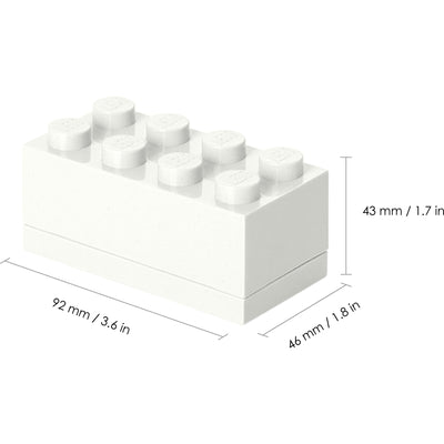 Room Copenhagen LEGO Mini Box 8 Blanco