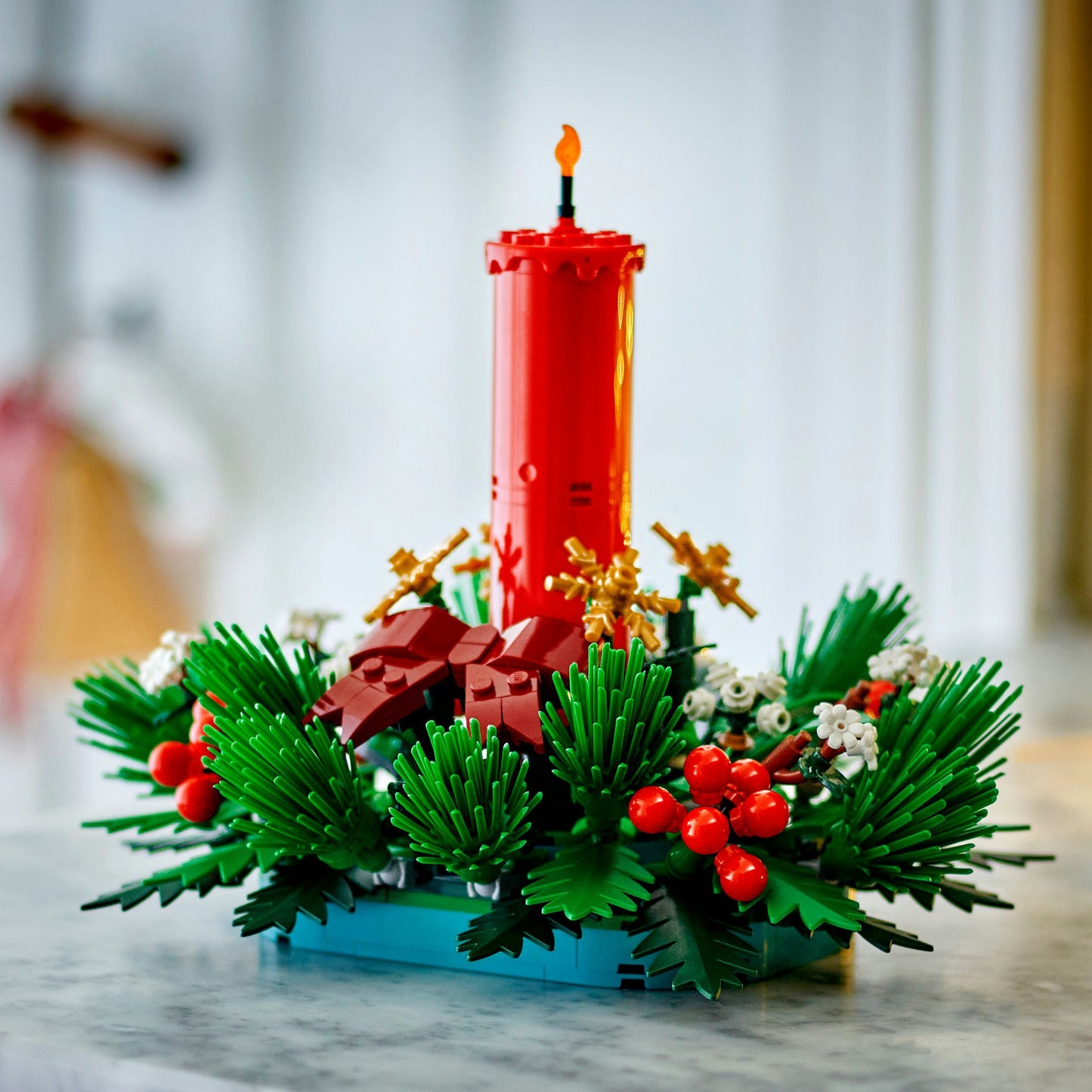 Lego icons - kersttafeldecoratie constructiespeelgoed (40743)