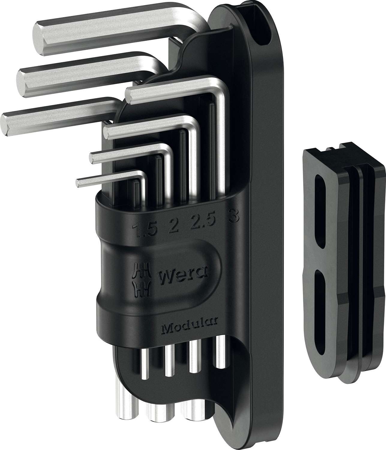 Wera tool-check llaves en L modulares hex-plus 1, 7 piezas