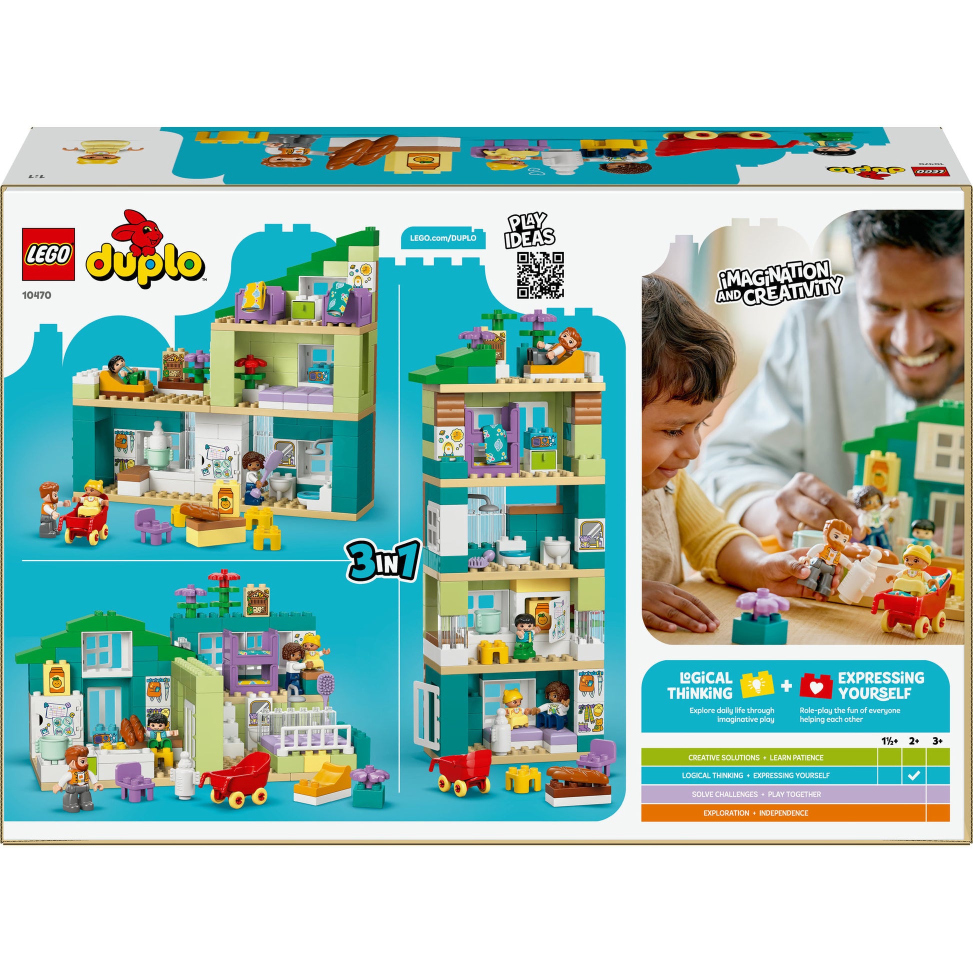 Lego Duplo Town 10470 Casa moderna 3in1 con personaggi