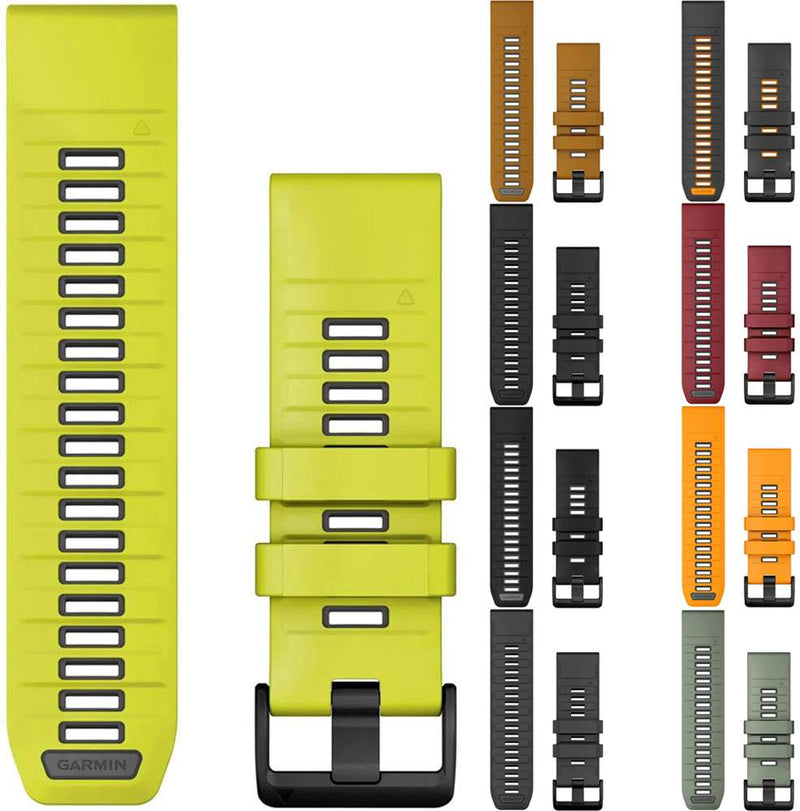 Cinturino in silicone Garmin fenix 8x 7x 6x quickfit™ 26mm