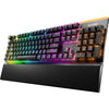 Silenzio! tastiera da gioco meccanica tattile silenziosa rgb con montaggio leggero (nera, layout us (qwerty), tattile silenziosa, 100%, argb, copritasti a doppio scatto pbt)