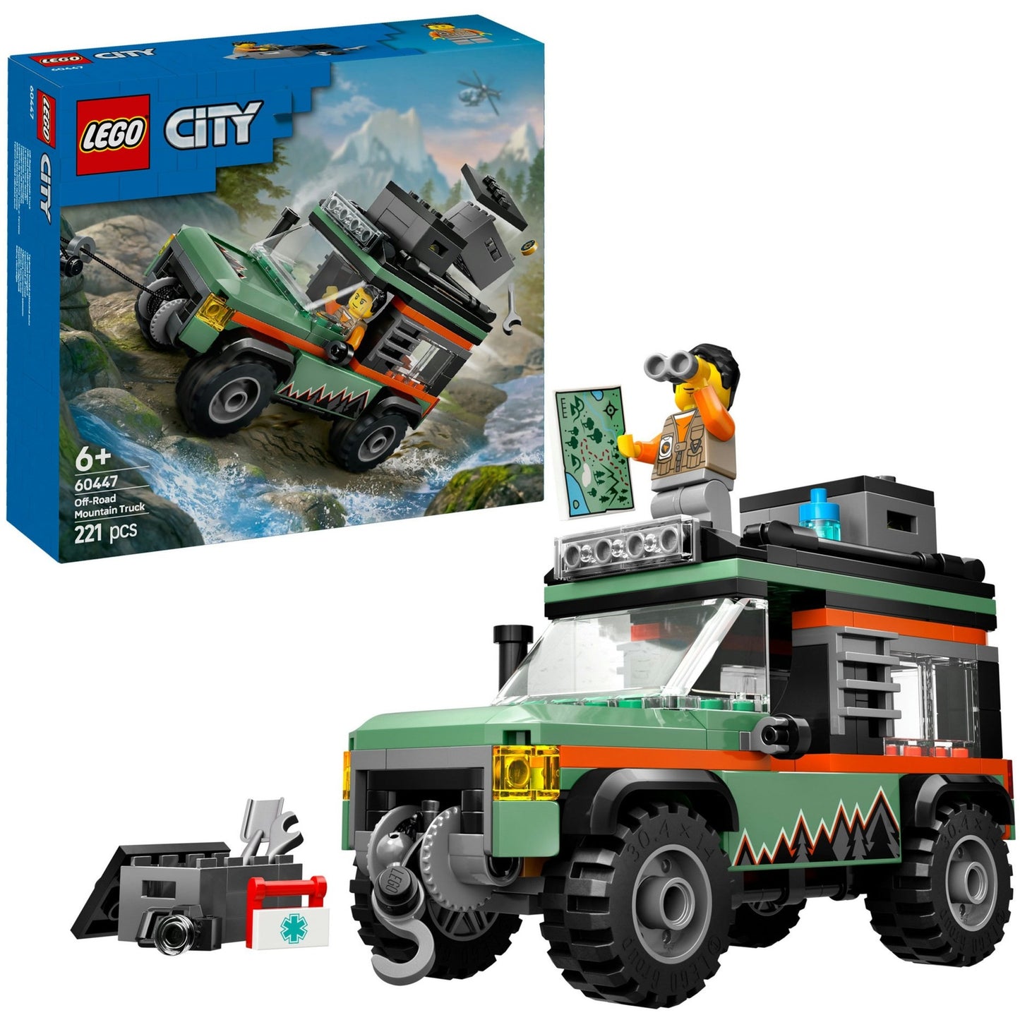 Lego Lego City 60447 4x4 SUV per le montagne