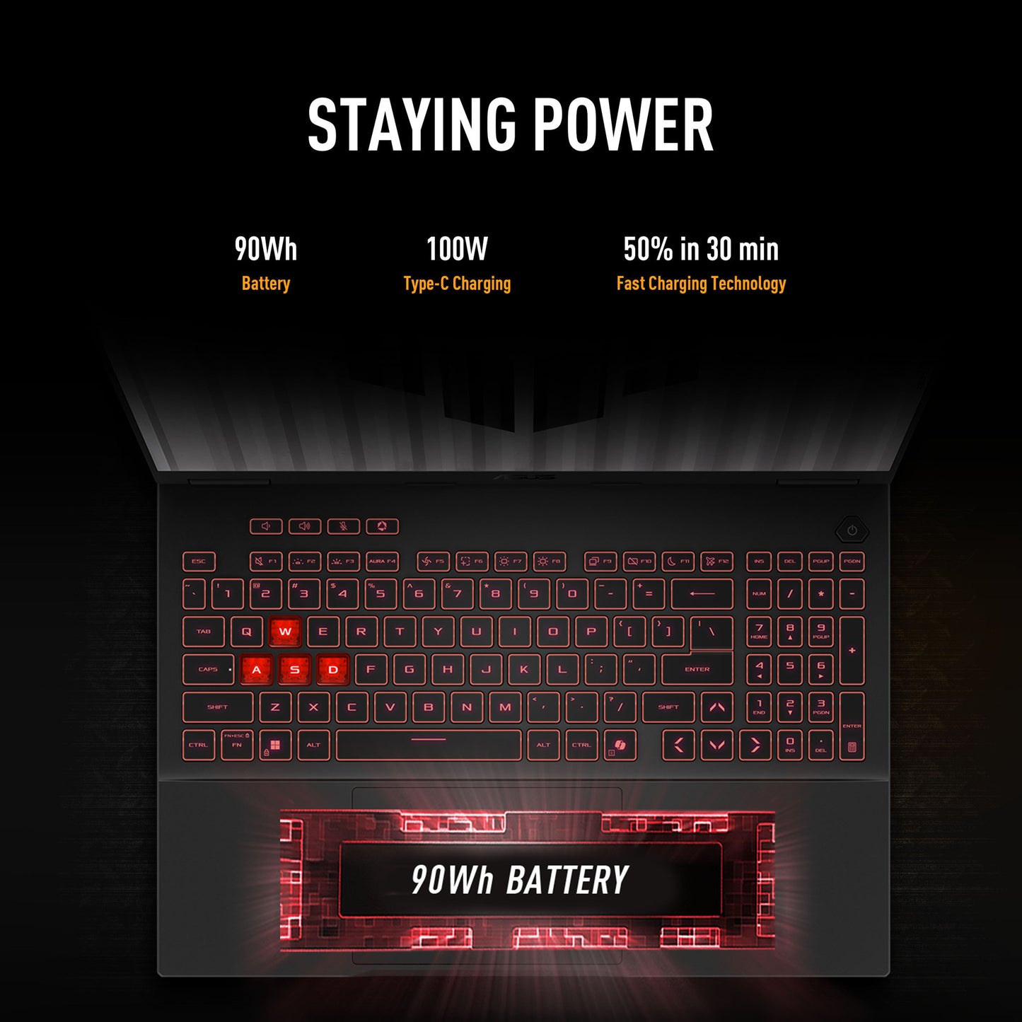 Asus tuf gaming a16 fa608um-rv231w 16 laptop da gioco (nero grigio | r7 260 | rtx 5060 | 16 GB | SSD da 512 GB)
