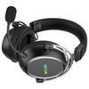Auriculares supraaurales inalámbricos para juegos Hator Hypergang 3 (negro, RGB, Bluetooth USB de 2,4 GHz)