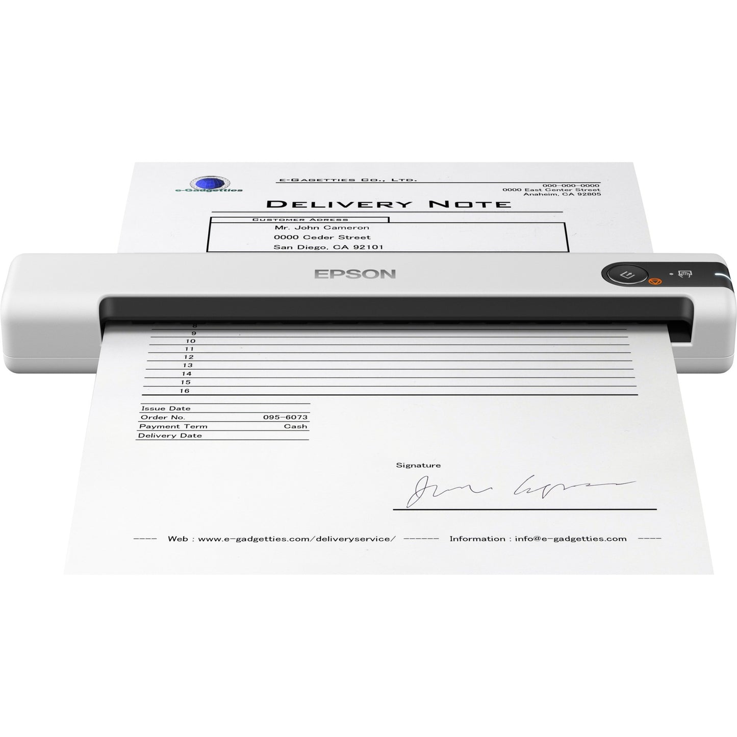 Epson workforce ds-70 feedscanner (grijs)