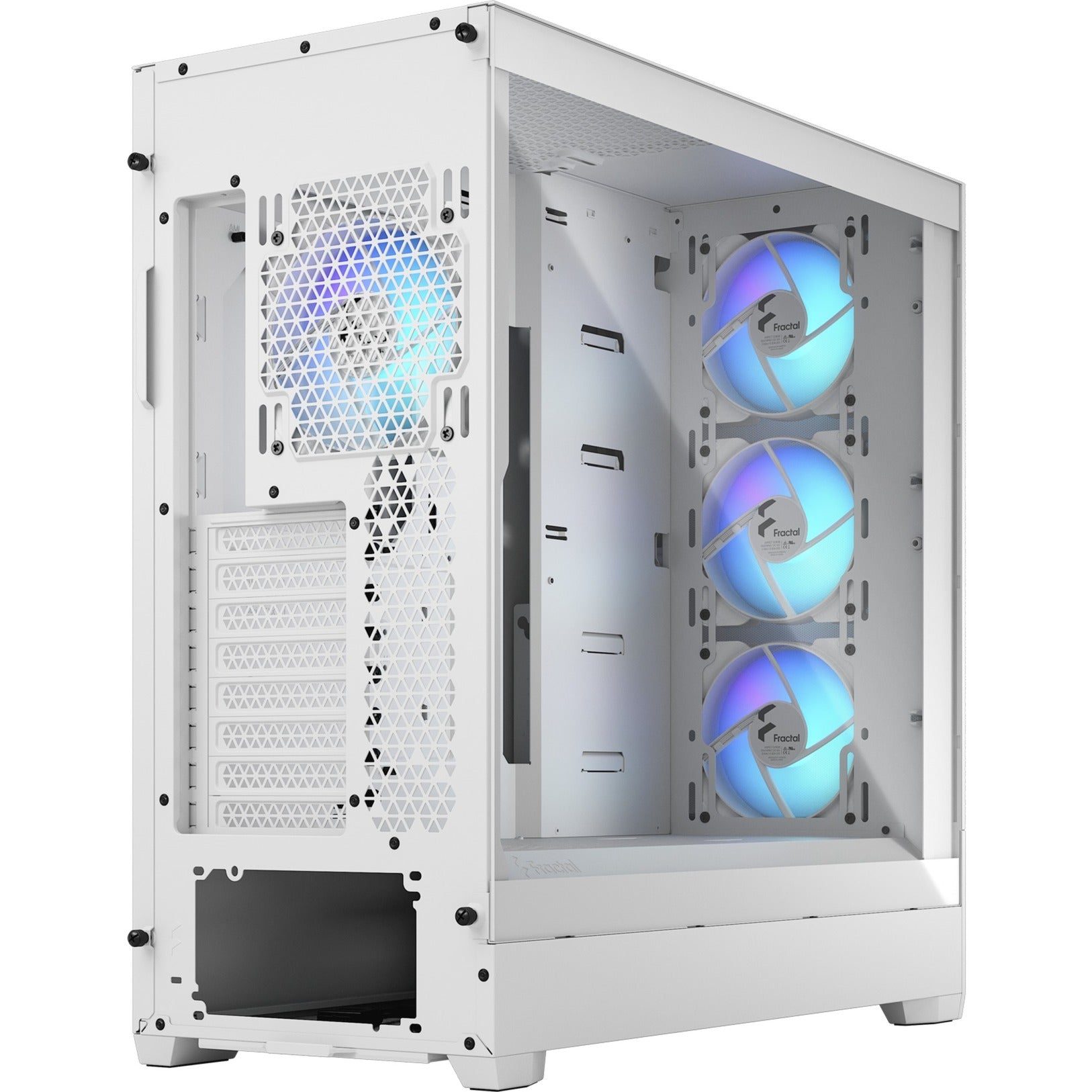 Diseño fractal Pop XL Air RGB White TG Clear Tint