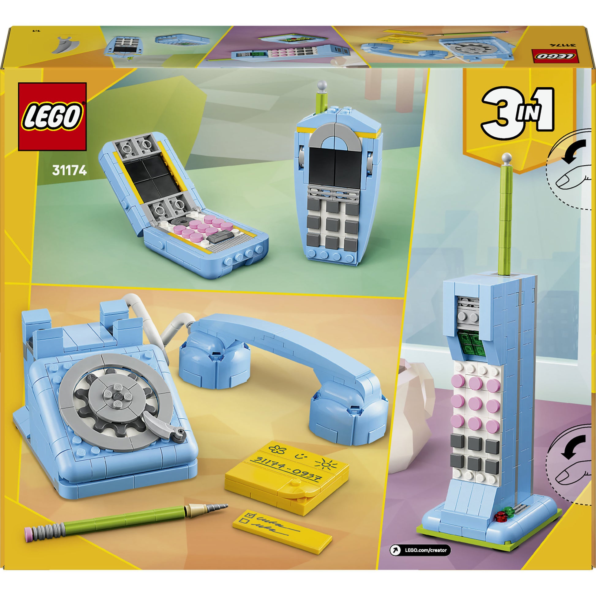 LEGO 31174 Creador Retro teléfono