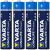 Varta longlife power micro aaa battery (4 pieces)