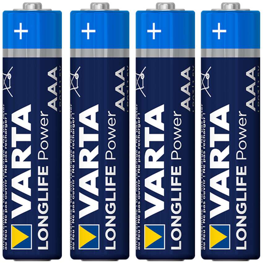 Varta longlife power micro aaa battery (4 pieces)