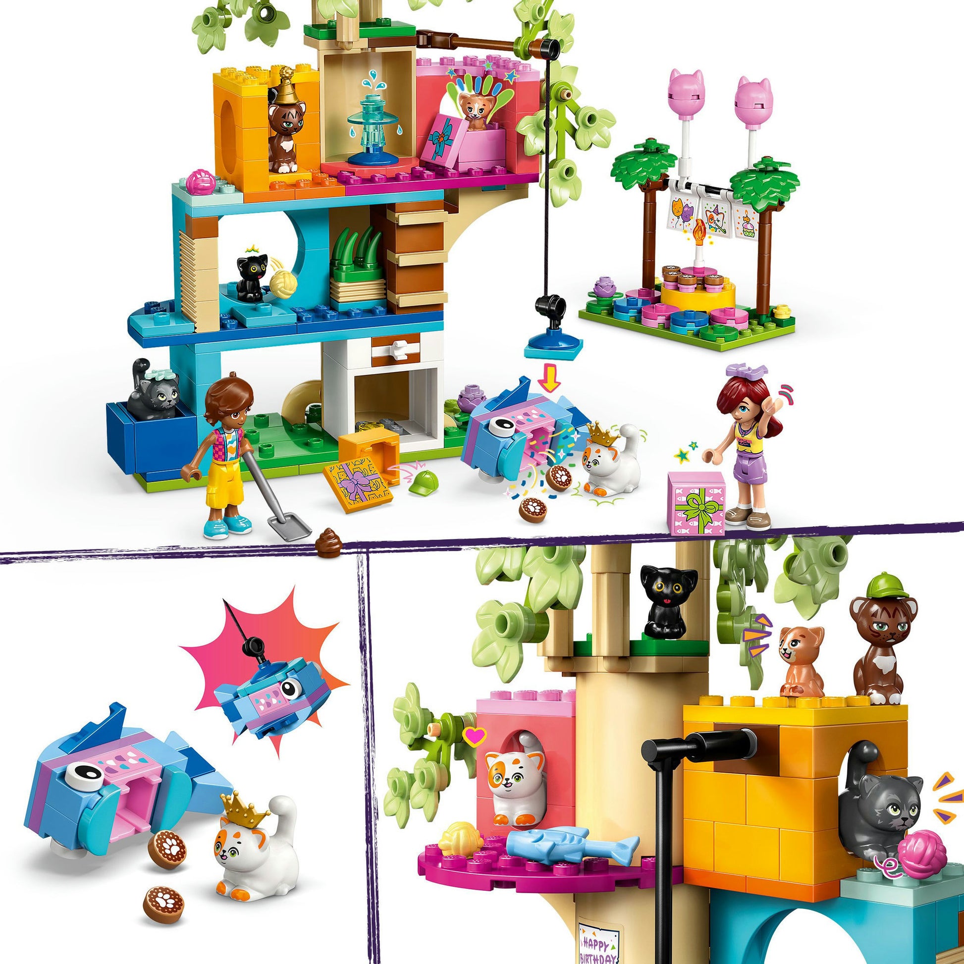 Lego 42666 Friends Cat Birthday Party and Tree House