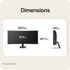 Monitor curvo LG Ultrawide 34U601B-B 34 (Nero, HDMI, DisplayPort, AMD FreeSync, 120 Hz)