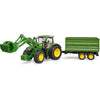 Bruder John Deere 7R 350 con caricatore anteriore e Transportaanha