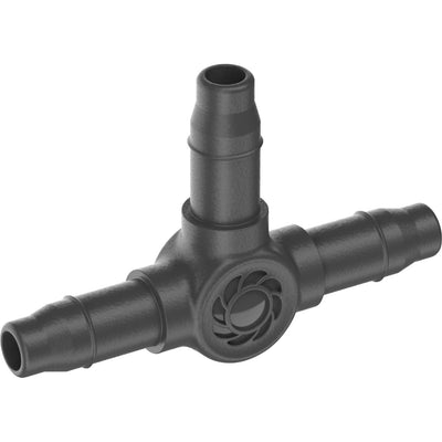 Gardena t-stuk 4,6 mm (3 16 ) verbinding (donkergrijs, 10 stuks)