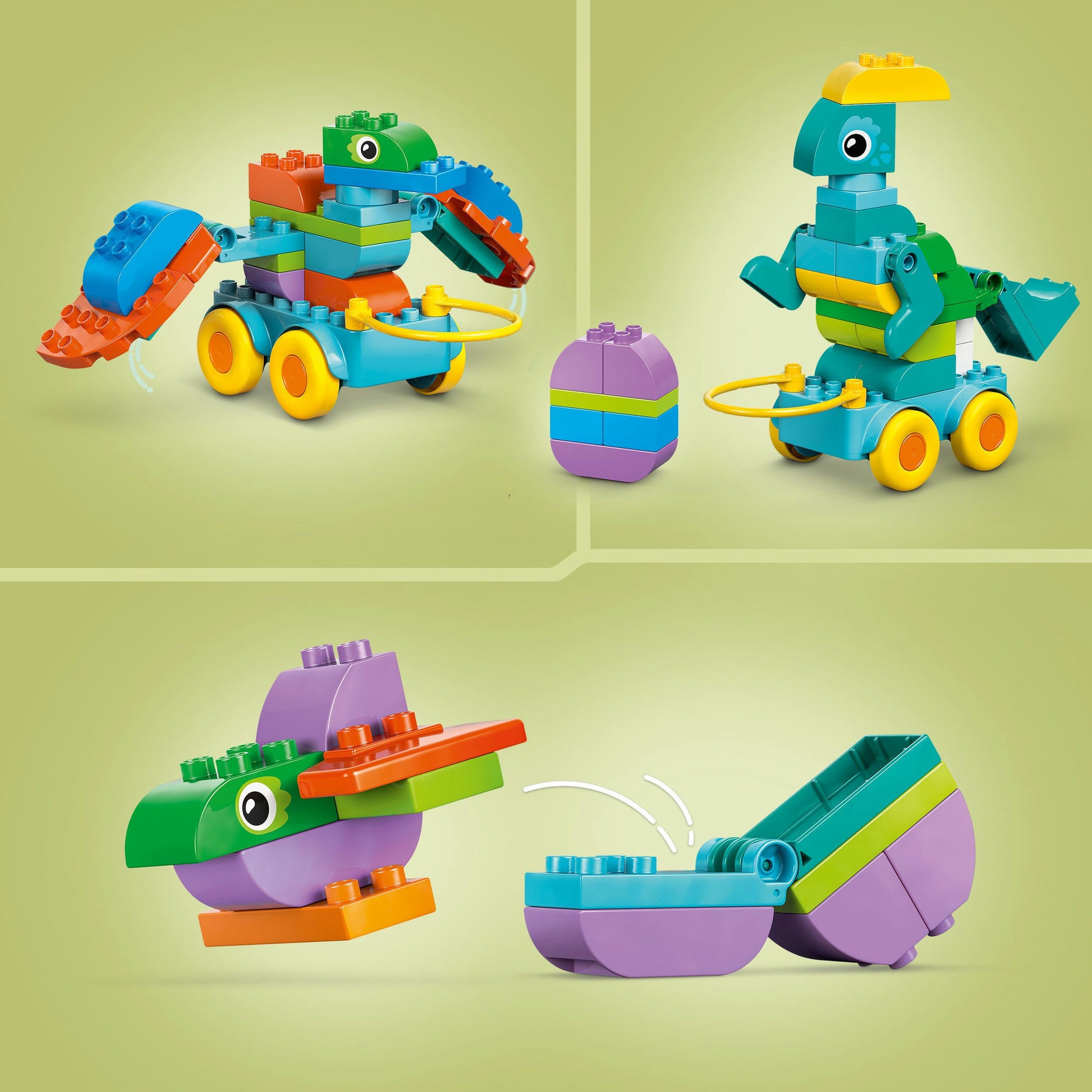LEGO 10451 Duplo Town 3-in-1 Dinosaurs on Wheels