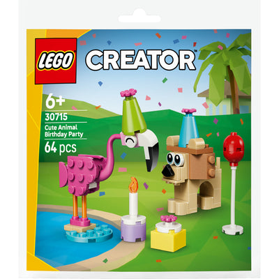 Lego 30715 Borsa simpatico animaletto compleanno | 10 pezzi