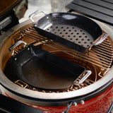 Kamado joe karbon steel half moon pan set bak- braadpan - afbeelding 7