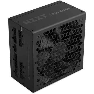 Nzxt c750 gold core modulaire 750 watt voeding (zwart, 1x 12v-2x6, 2x pcie)