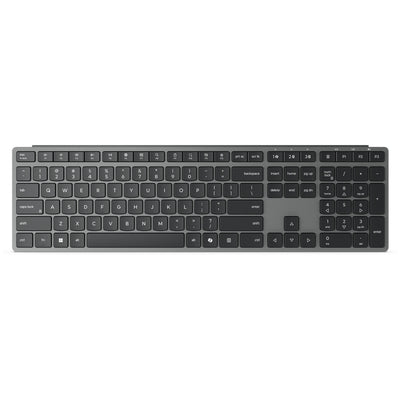 Set desktop Lenovo 700 moderna tastiera wireless multi-dispositivo-us euro103p (grigio, 100%, 2,4 GHz, Bluetooth)