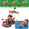 Lego super mario - mario kart - standaardkart constructiespeelgoed (72032)