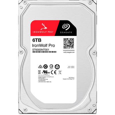 Disco rigido Seagate ironwolf pro da 6 TB (ST6000NT001, SATA 600, 24 7)