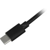 Sharkoon usb-a 2.0 - usb-c kabel (zwart, 1 meter)