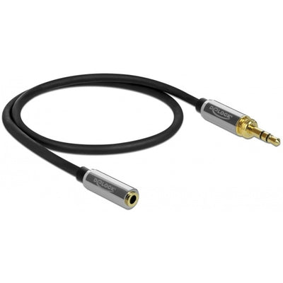 Delock Stereo Jack 3.5 mm Macho de 3 pines> Hembra