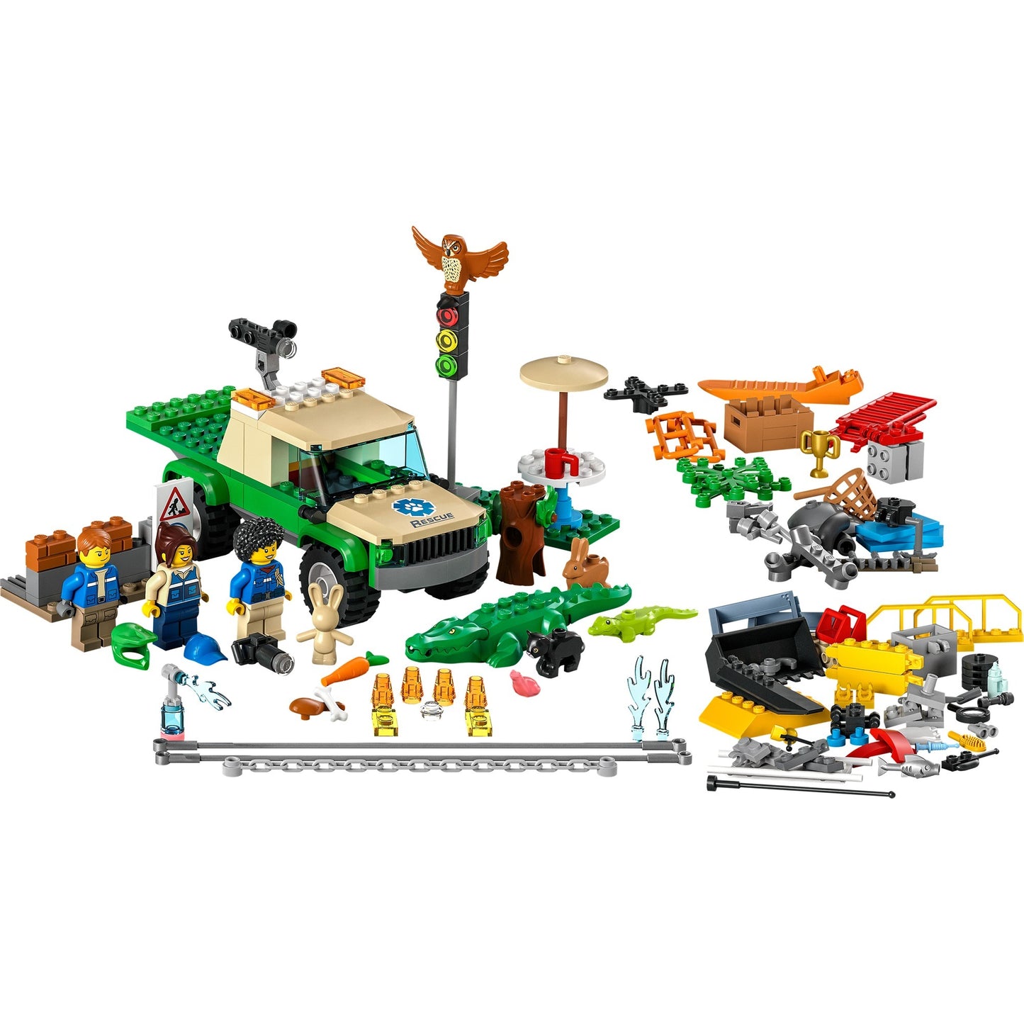 Lego City - Juguete de construcción para misiones de rescate de animales salvajes (60353)