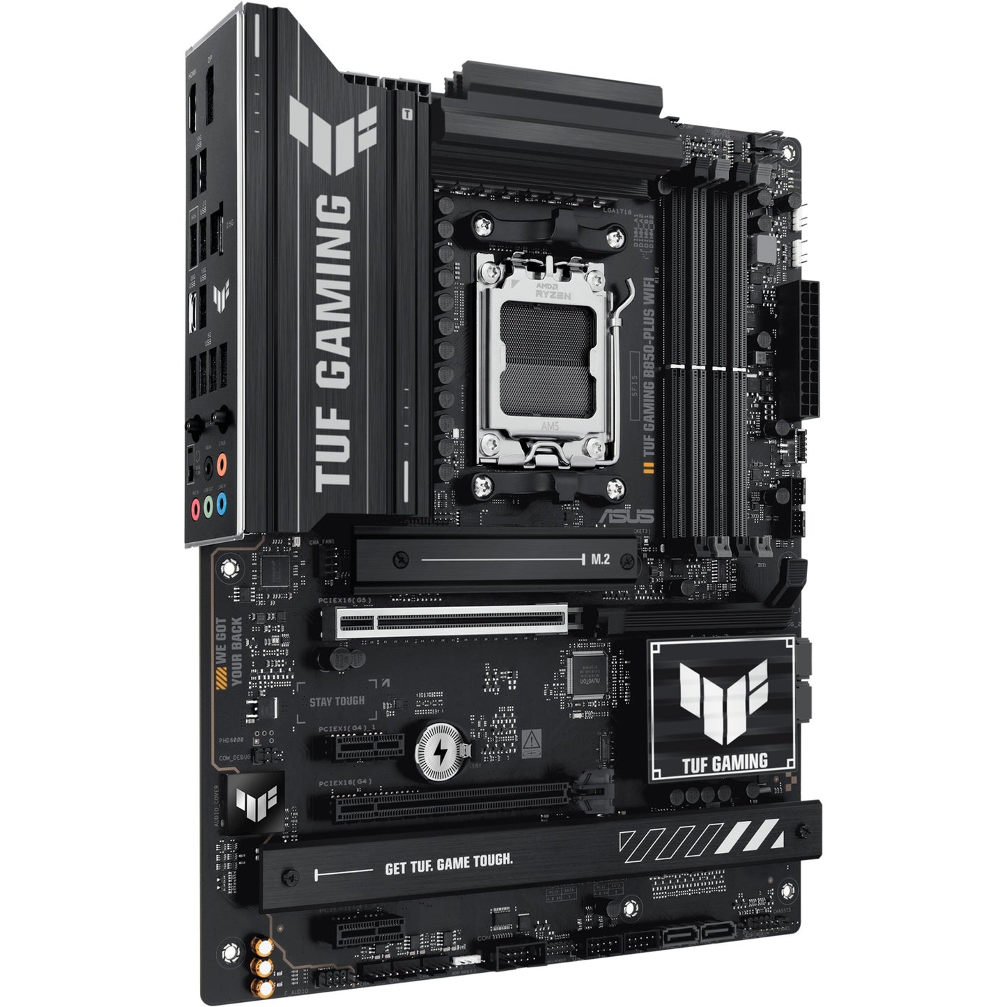 Placa base Asus Tuf Gaming B850-Plus Wi-Fi Socket AM5 (RAID, 2.5GB-LAN, Wi-Fi 7, BT, Sonido, ATX)