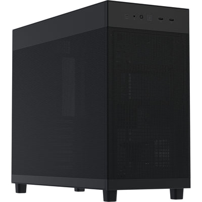 Asus Prime Ap303 - Carcasa Midi Tower con panel de malla (negro | 2x USB-A | 1x USB-C)