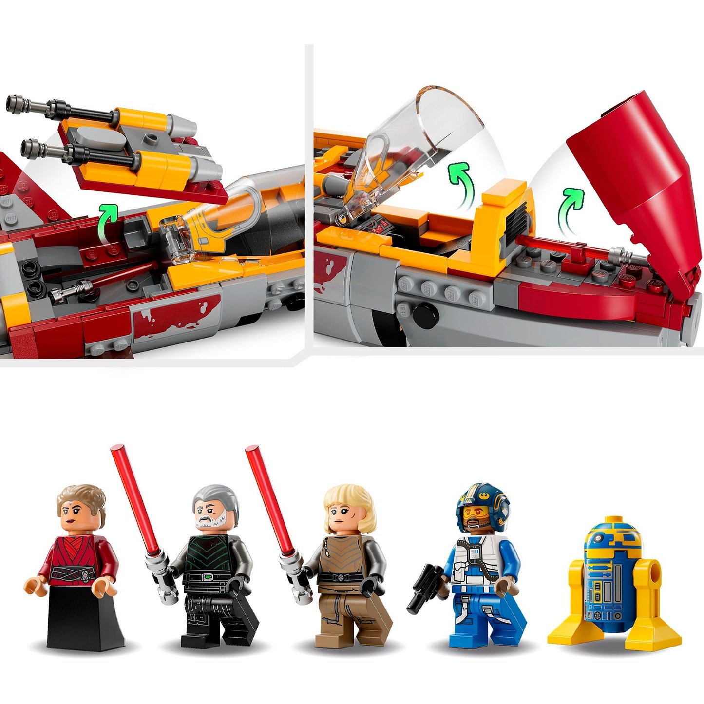 Lego Lego Star Wars 75364 Republic E-Wing vs. Set di astronavi di Shin Hati Starfighter