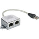 Divisor de cable de Goobay RJ45 Cat.5 F UTP T-Adapter