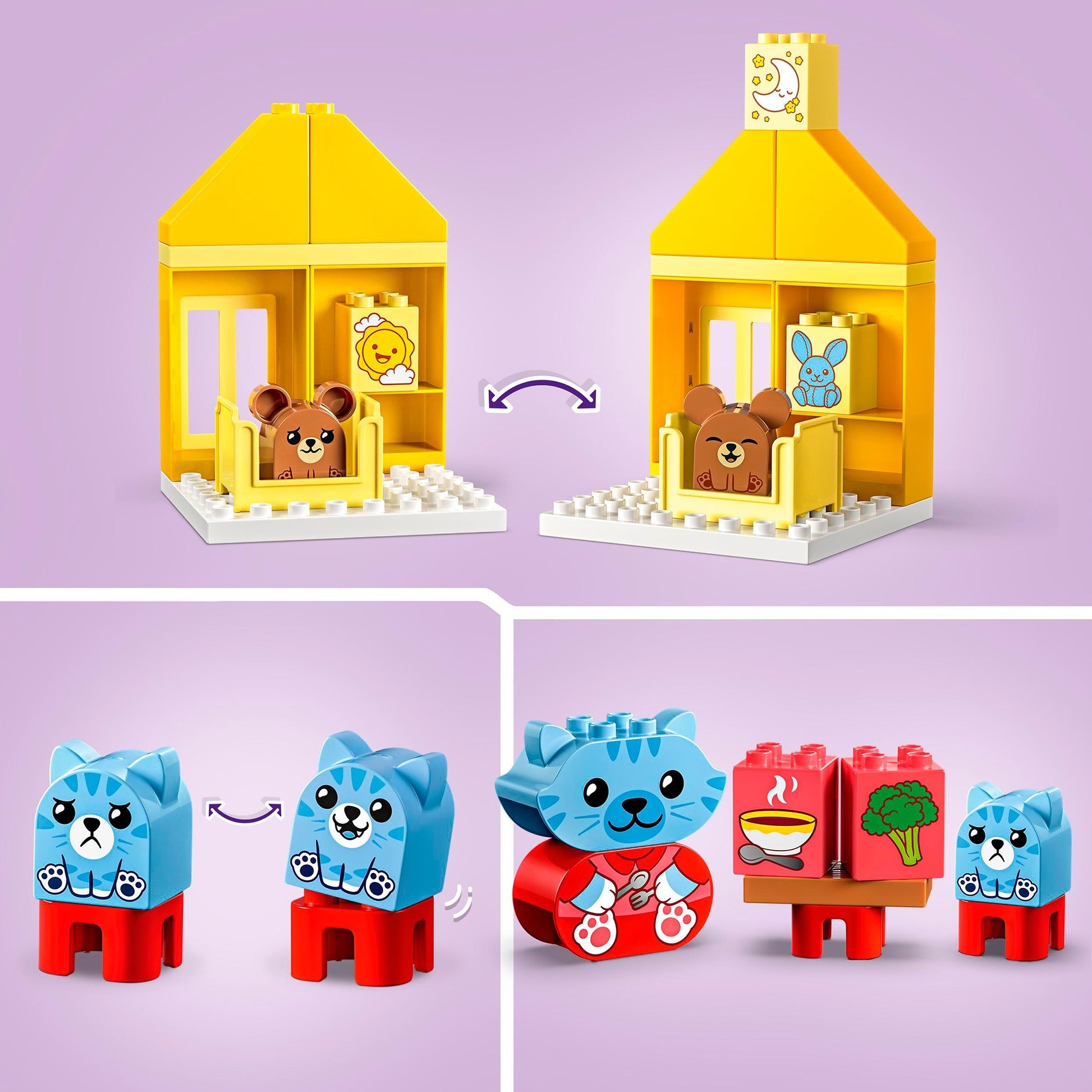 LEGO DUPLO LEGO DUPLO 10414 Mis primeros hábitos diarios comen y duermen