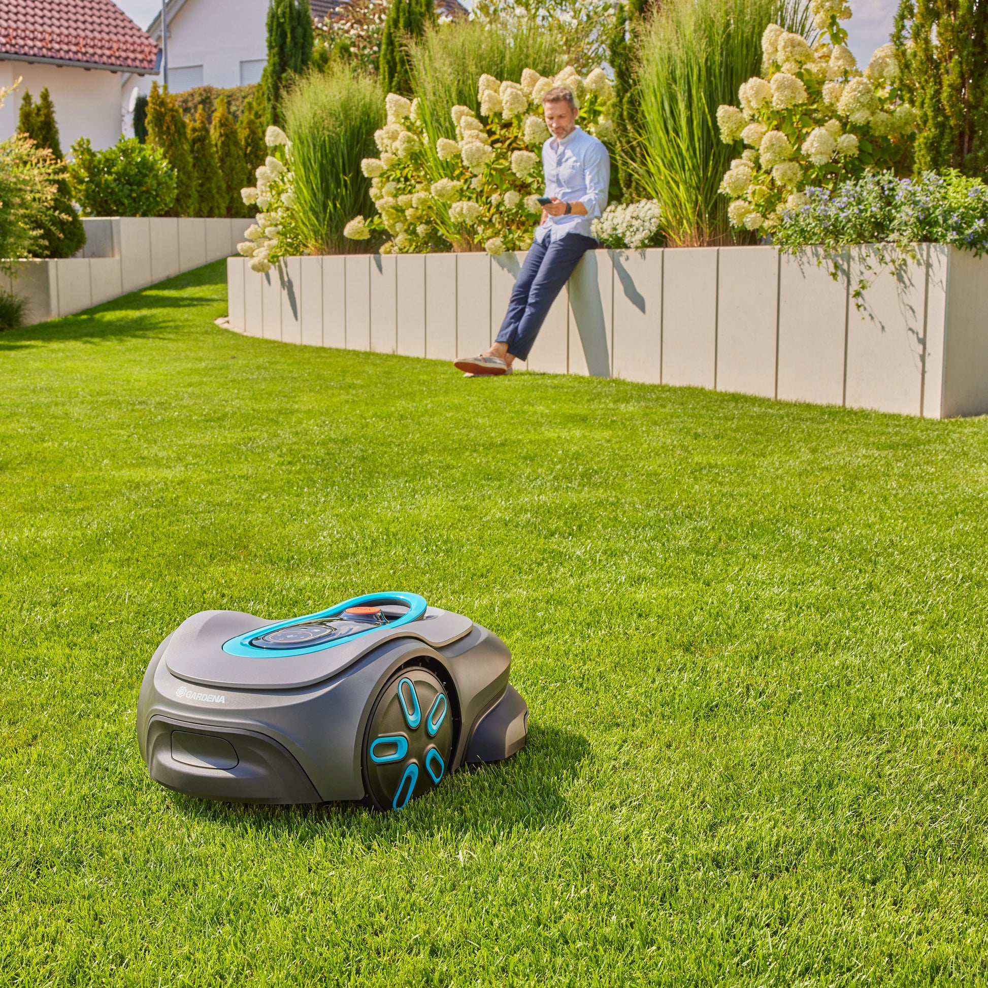 Gardena robotmaaier sileno max 1200 m² (zwart, laadstation inbegrepen)