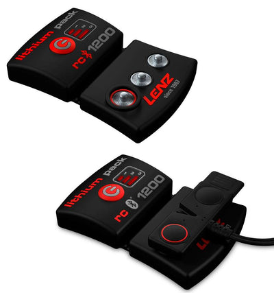 Lenz pacco litio rcb 1200 - set di batterie per calze e gilet bendaggio 1.0