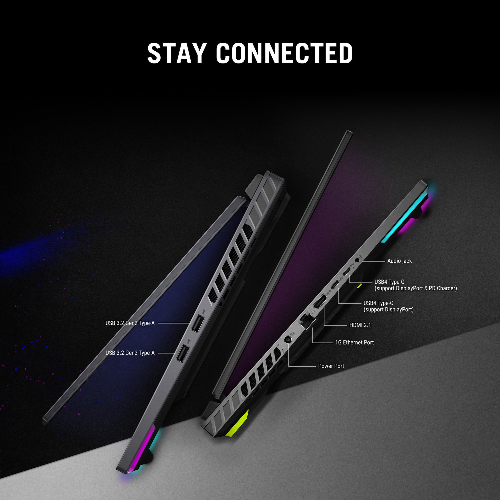 Asus rog strix g16 g614fr-s5252w 16 gaming laptop (grijs groen | r9 9955hx | rtx 5070 ti | 16 gb | 1 tb ssd)