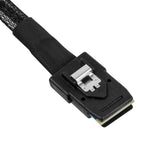 Silverstone mini-sas-adapterkabel sff 8643 naar sff-8087 (zwart, 60cm) - afbeelding 5