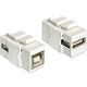 Delock Keystone Modulo USB 2.0 A TO USB 2.0 B Connectioni