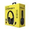 Auriculares supraaurales inalámbricos para juegos Hator hyperpunk 3 (negro, 2,4 ghz bluetooth 5,4 usb-c)