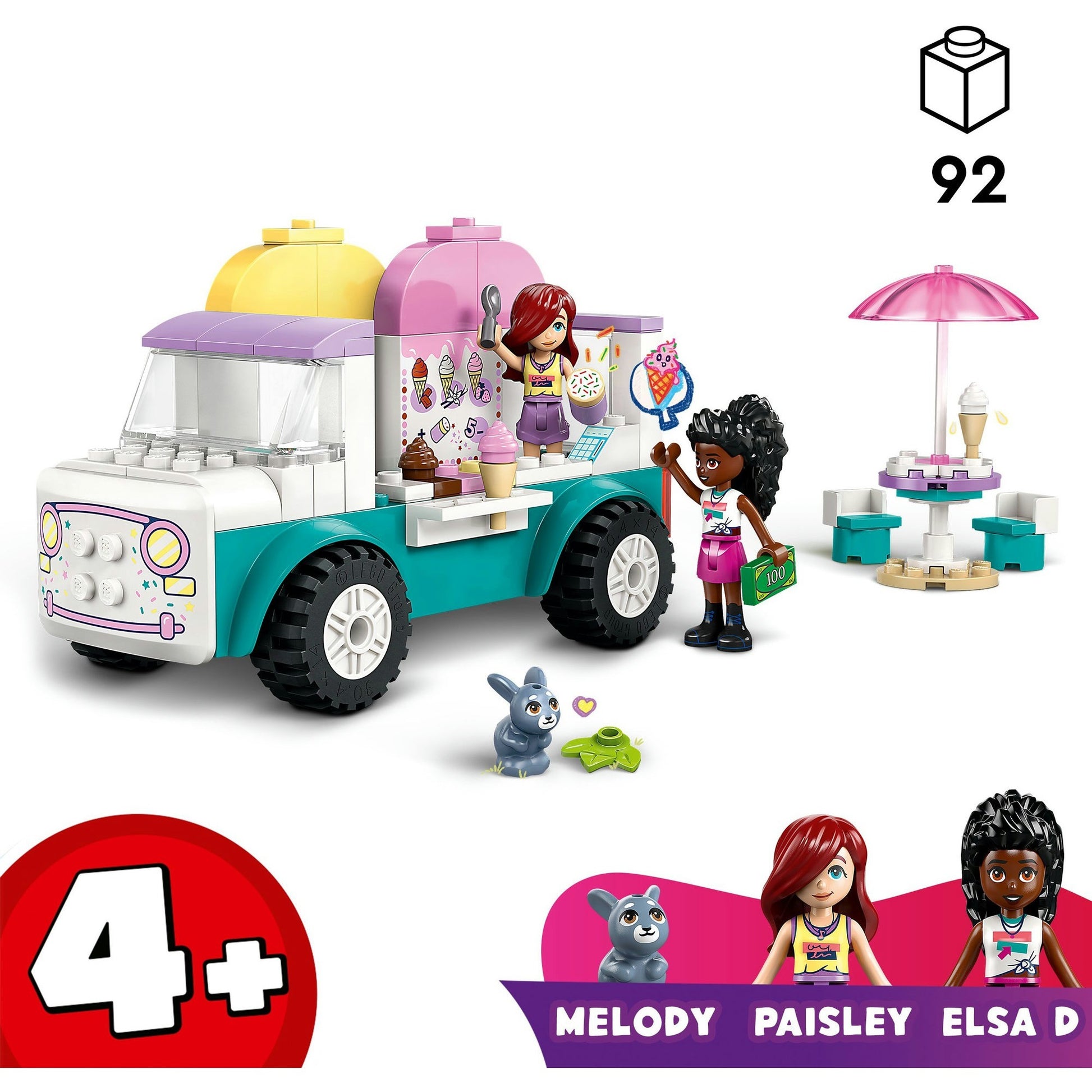 Lego friends heartlake city ijscotruck creatief speelgoed - 42644