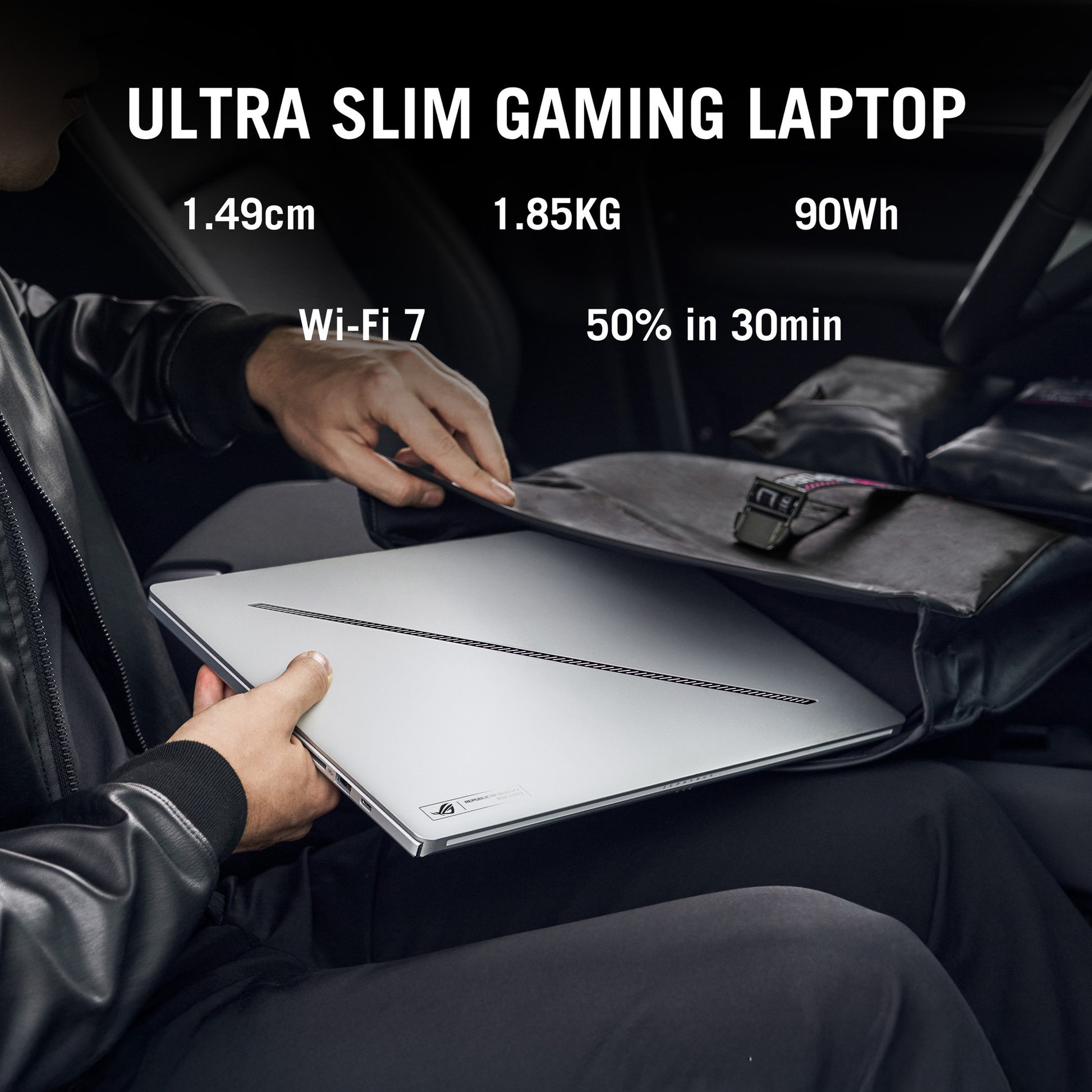 Asus rog zephyrus g16 gu605cp-qr022w 16 portátil para juegos (blanco | core ultra 9 285h | rtx 5070 | 32 GB | 1 TB SSD | OLED)