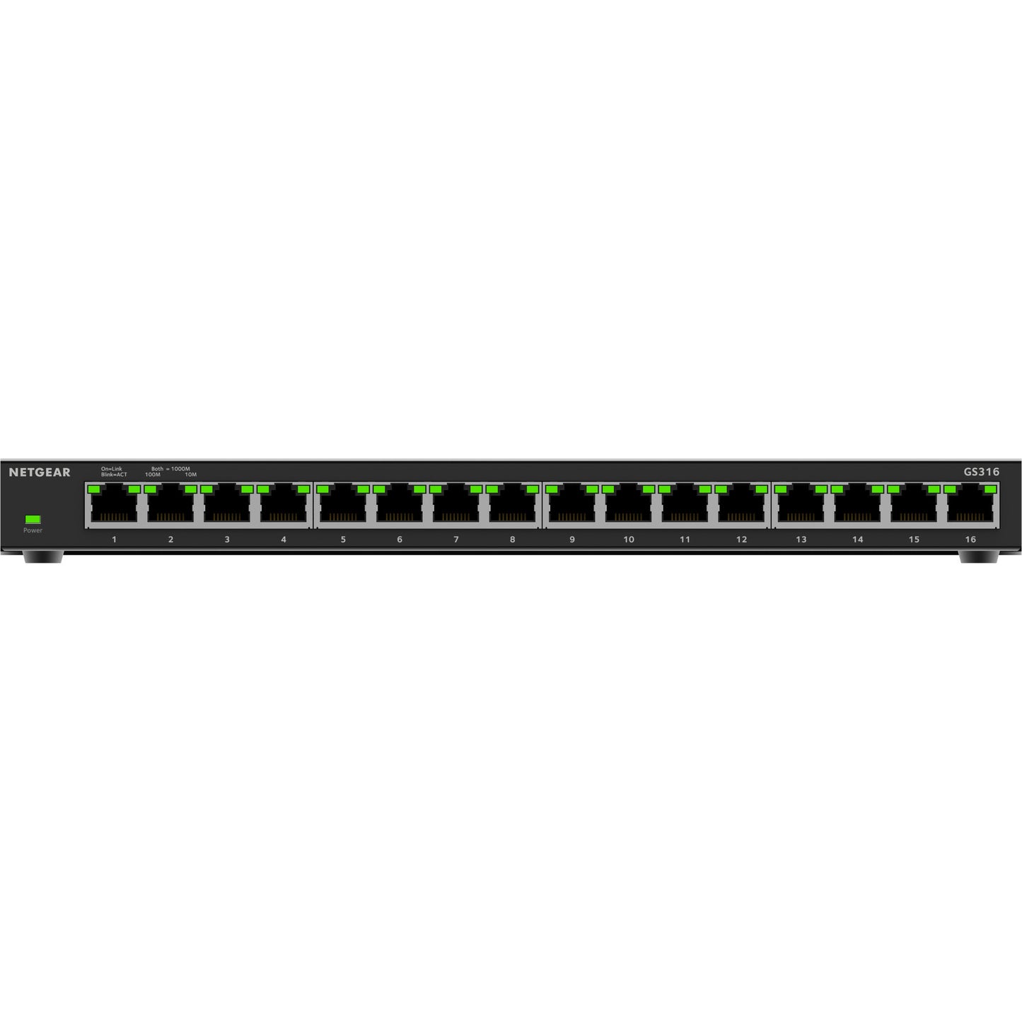 Interruttore Netgear gs316v3 (nero)