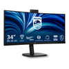 Monitor ultrawide curvo Philips 34b2u3600ch 34 (nero, 2x HDMI, porta display, 3x USB-A, USB-B, USB-C, RJ-45)