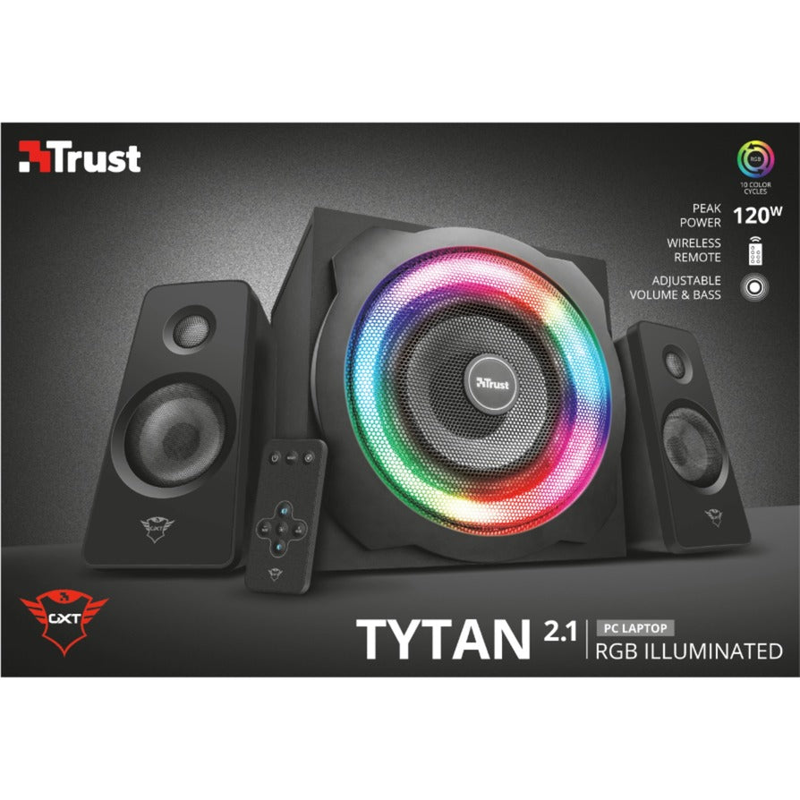 Trust GXT 629 Tytan RGB ILUMINACIÓN 2.1 Set de altavoces