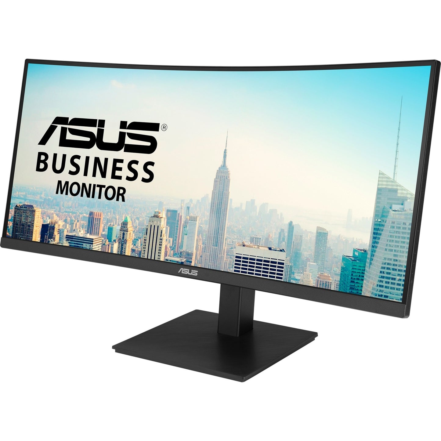 Monitor ultrawide curvo Asus va34vcpsr 34 (nero, 100 Hz, HDMI, porta display, audio, LAN, USB-C)