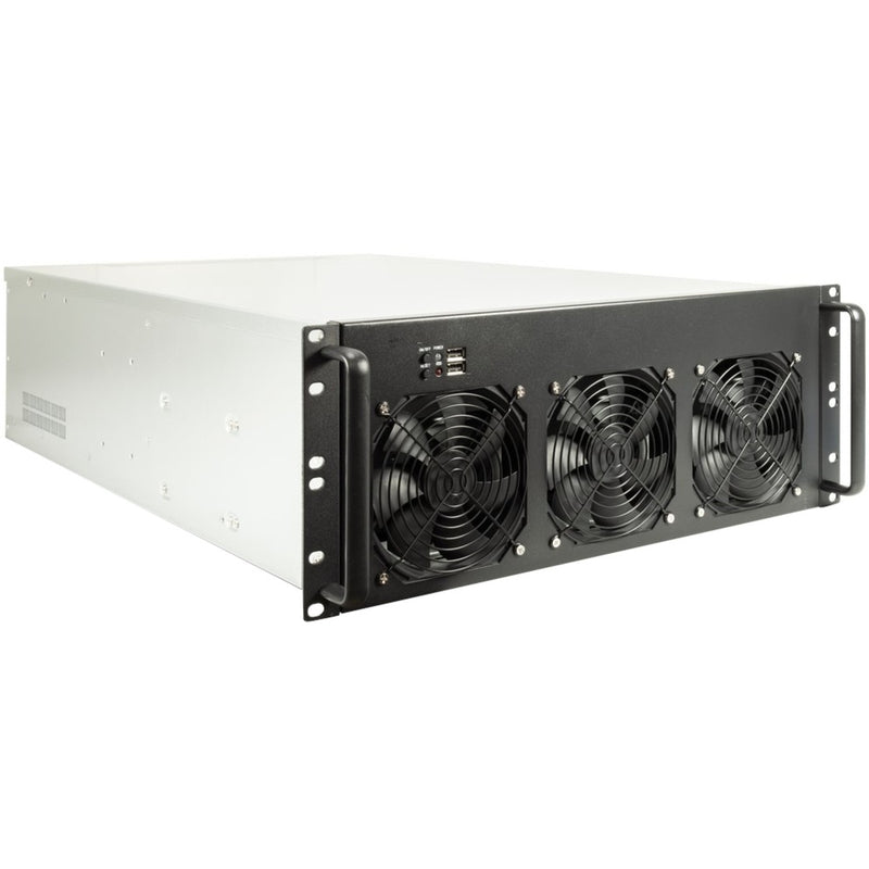 Inter-tech 4f28 mining-rack, server behuizing (zwart | 2x usb-a)