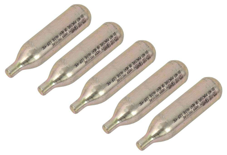Cartucho radón co₂ 16g sin rosca pack 5 para sks airchamp pro
