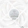 Silverstone vista 120 argb case fan (wit, 120 x 120 x 25 mm, pwm)